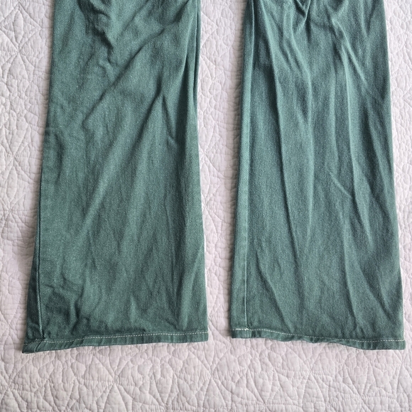 Lioness Princess Poly Miami Vice Wide Leg Cargo Style Pants Green - Picture 8 of 16